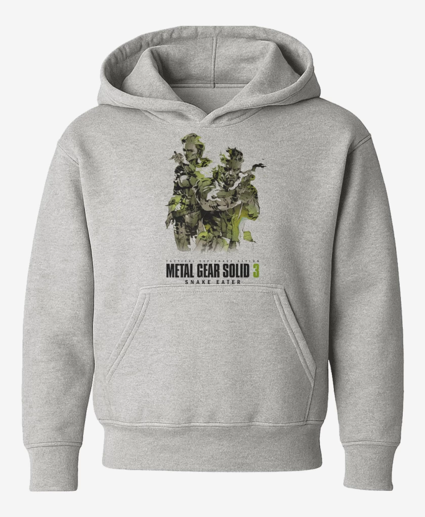 Poleron de niño Gris Melange de Metal Gear Solid 3 Snake Eater