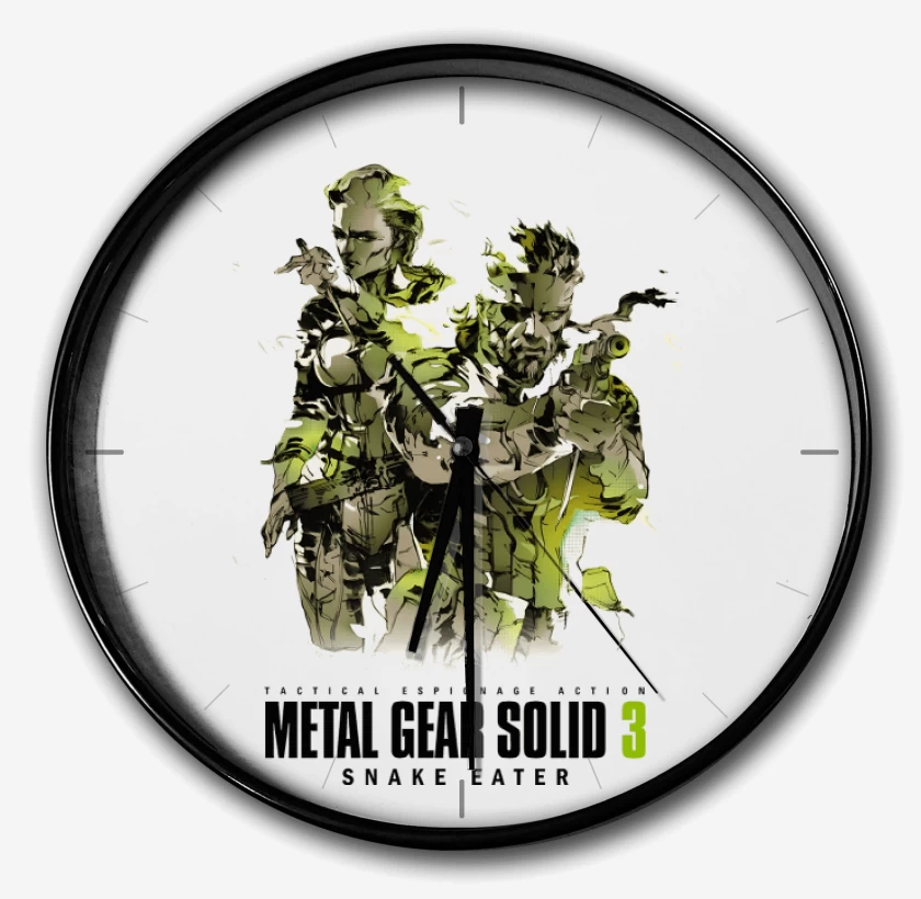 Reloj Blanco de Metal Gear Solid 3 Snake Eater