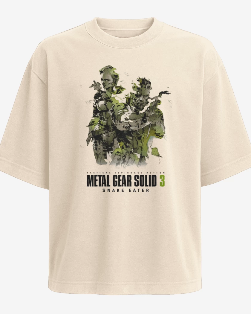 Polera Oversize Metal Gear Solid 3 Snake Eater