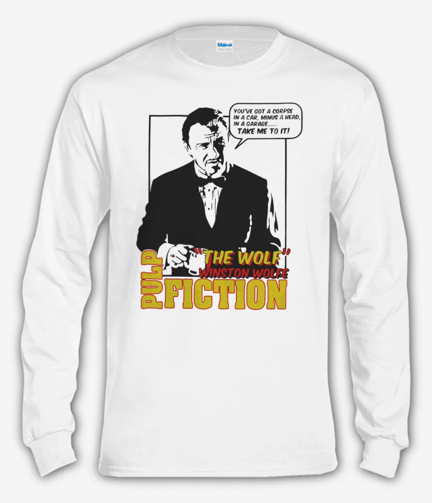 Polera manga larga Blanco de Mr Wolf