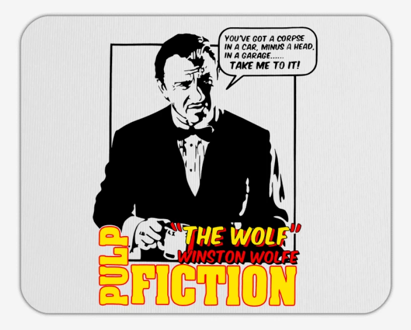 Mousepad Mr Wolf