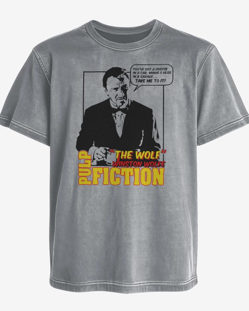Polera desgastada Mr Wolf