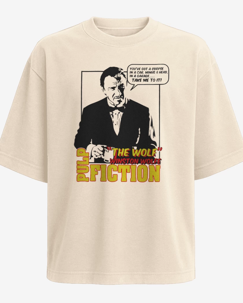 Polera Oversize Beige de Mr Wolf