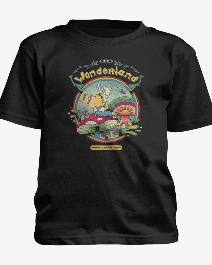 Polera de niño Negro de Wonderland