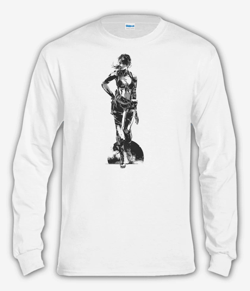 Polera manga larga Blanco de Quiet 