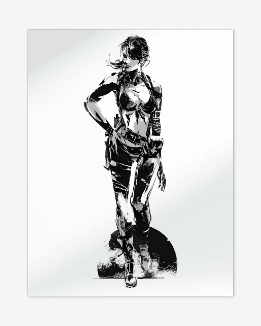Print metalico Blanco de Quiet 