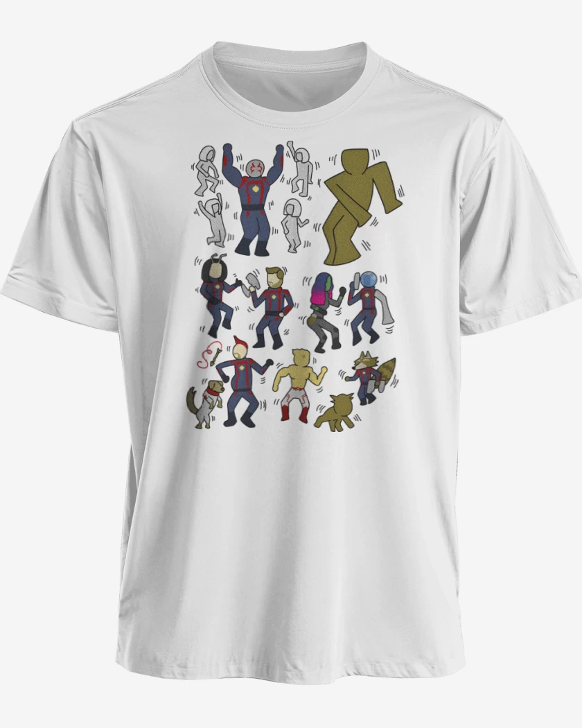 Polera premium Blanco de Baile Galáctico 