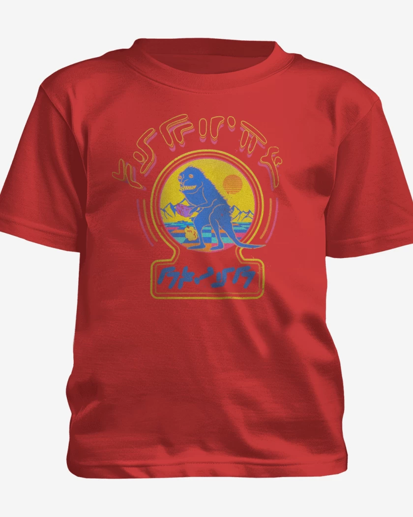 Polera de niño Rojo de Rata Espacial