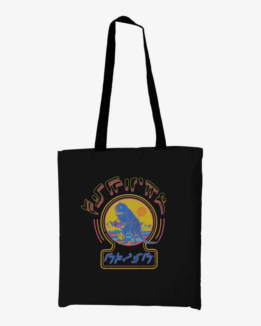 Totebag Negro de Rata Espacial