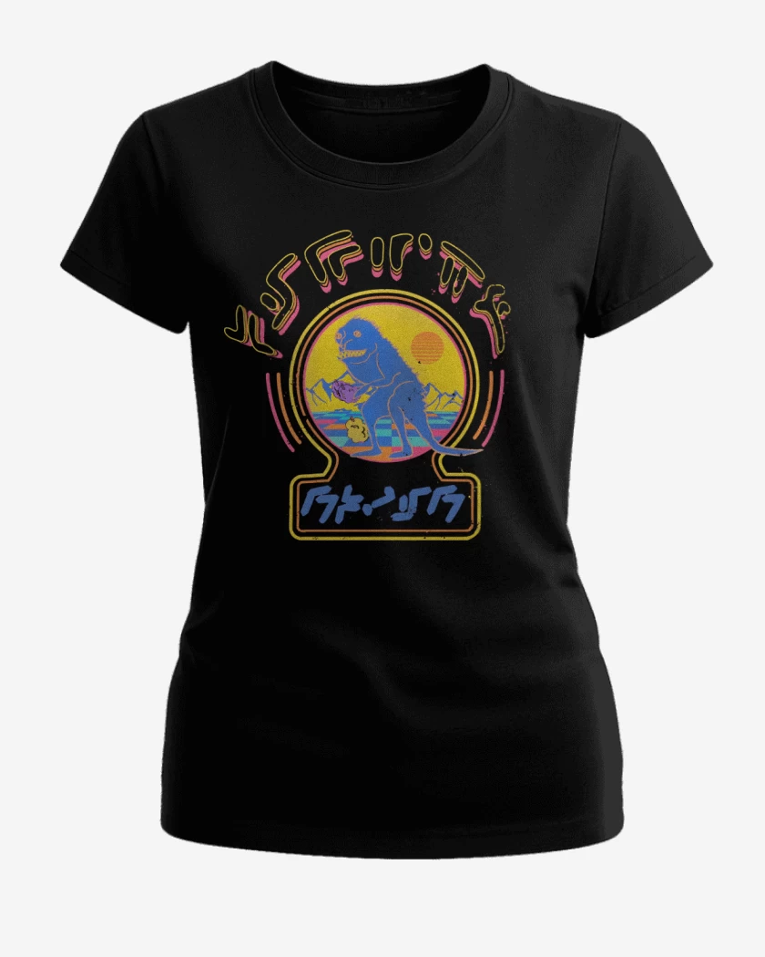 Polera de Mujer Negro de Rata Espacial