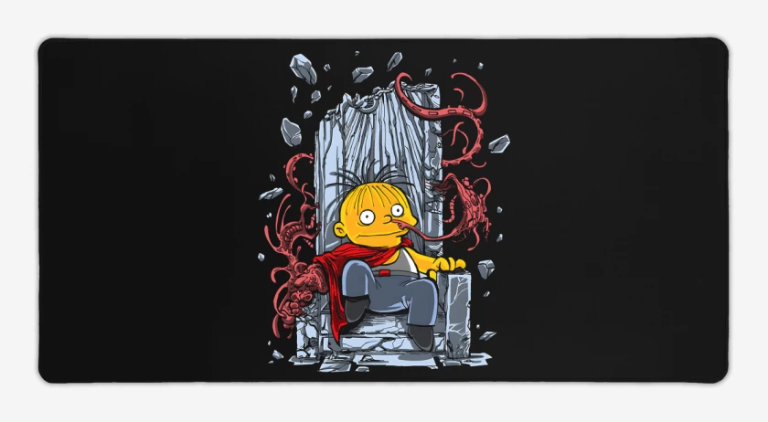 Mouse pad Gamer Negro de Rafakira