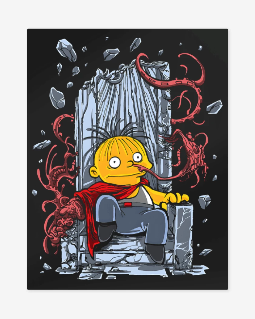 Print metalico Negro de Rafakira