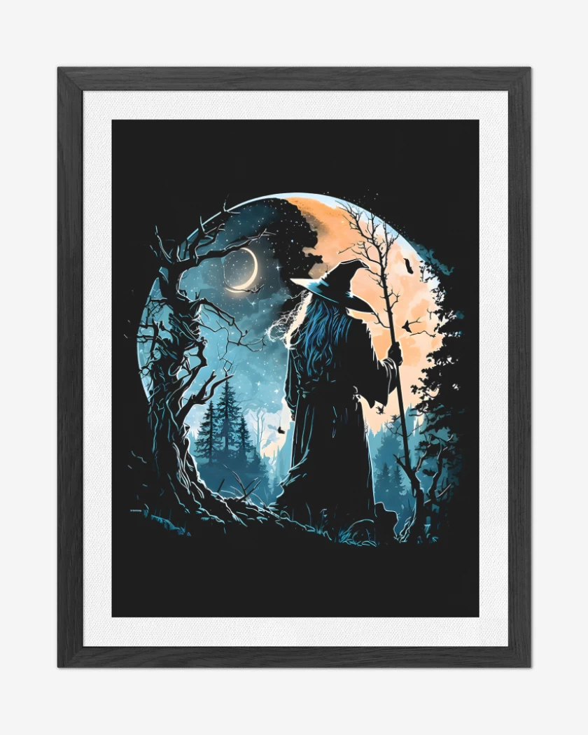 Cuadro decorativo Negro de El Mago Viajero