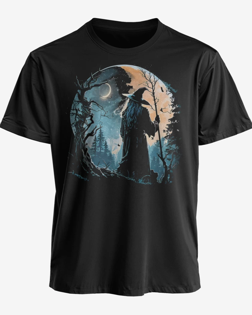 Polera premium Negro de El Mago Viajero