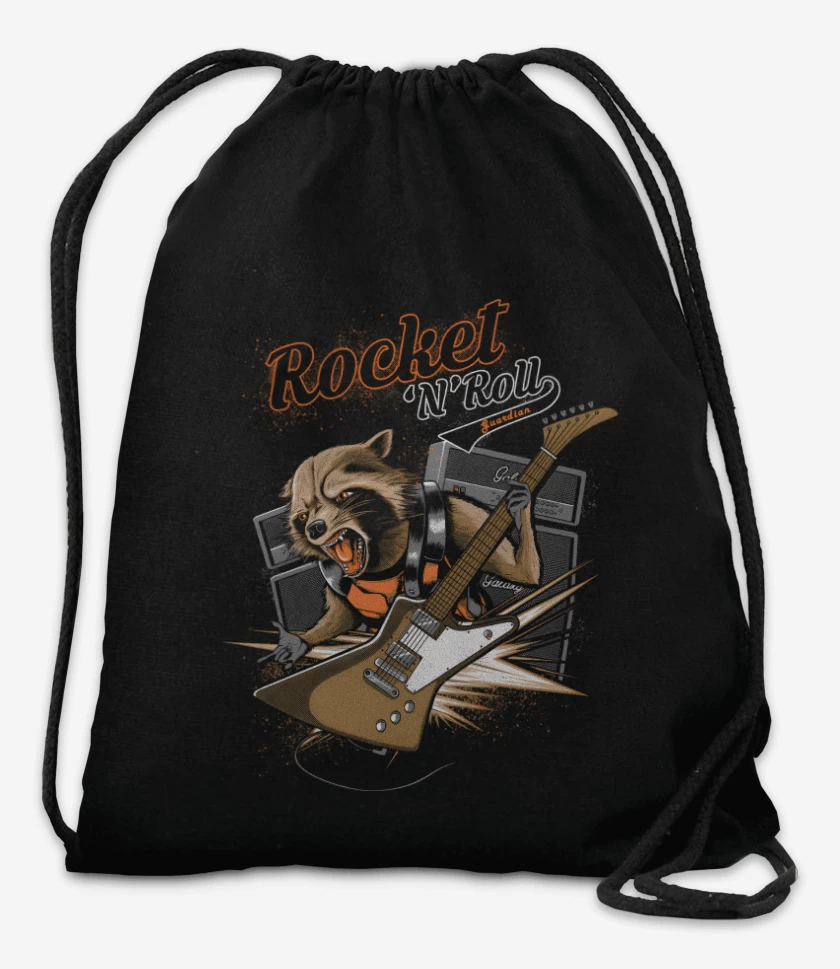Mochila Negro de Rocket n Roll
