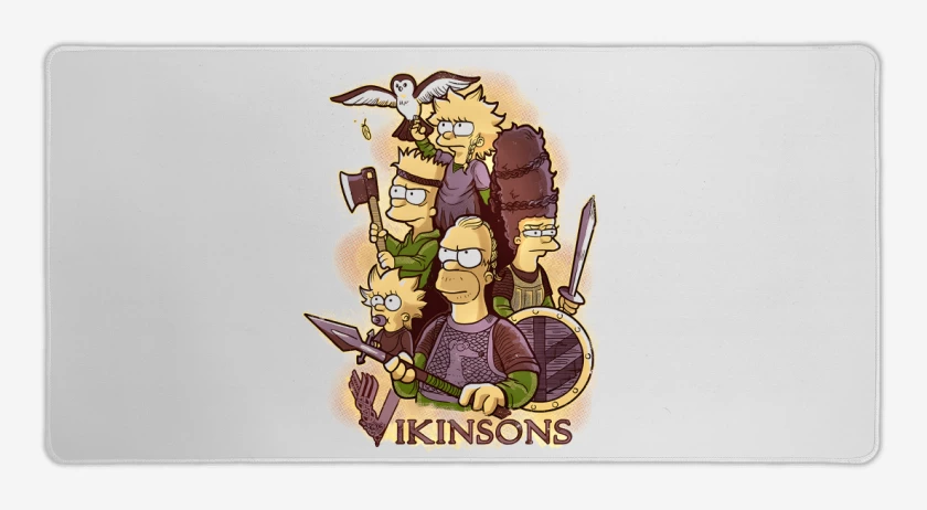 Mouse pad Gamer Blanco de Vikinsons