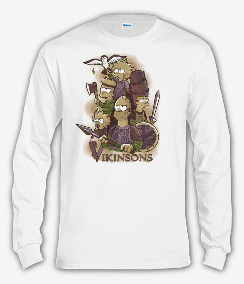 Polera manga larga Blanco de Vikinsons
