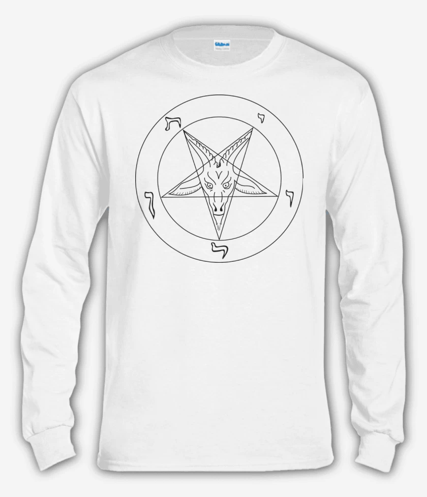 Polera manga larga Blanco de Pentagrama N
