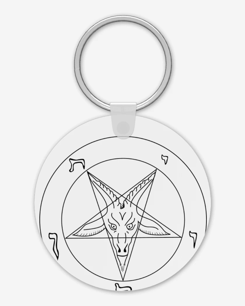 Llavero Blanco de Pentagrama N