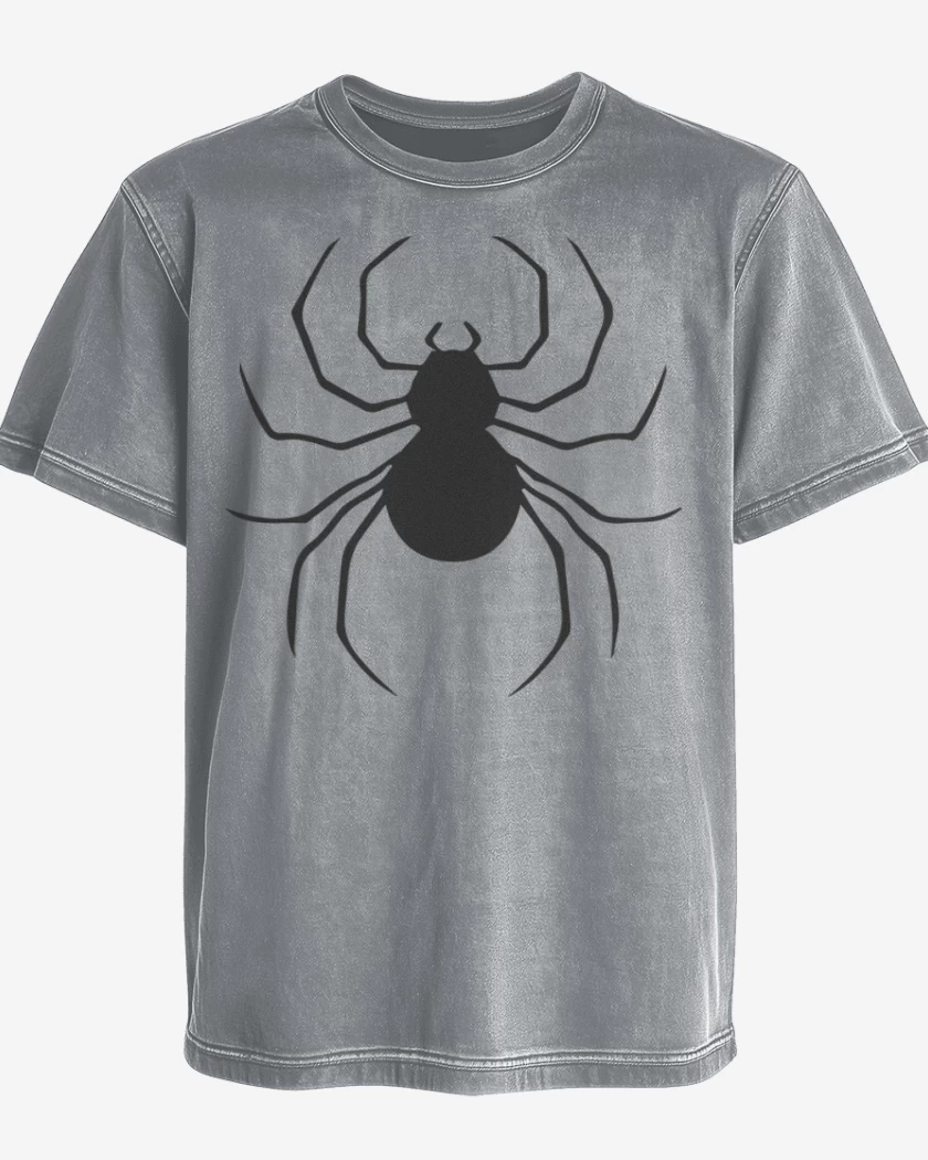 Polera desgastada Gris Melange de Ryodan