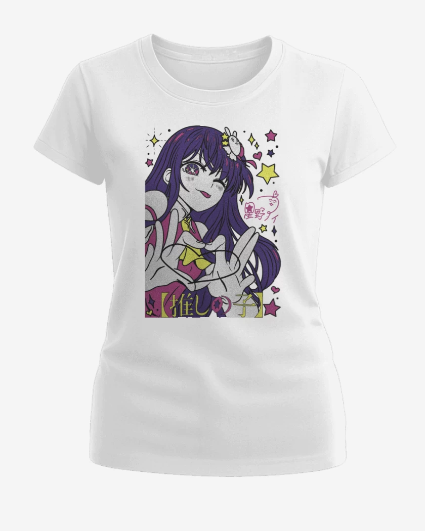 Polera de Mujer Blanco de Ai Hoshino 