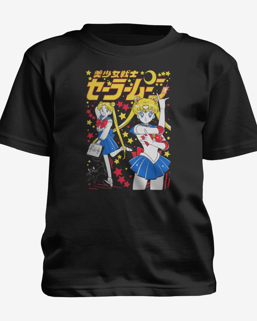 Polera de niño Negro de Sailor Serena N