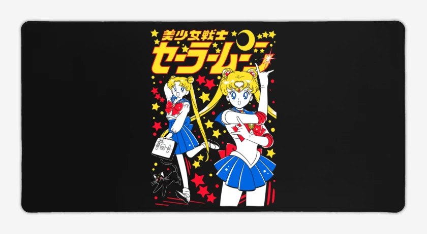 Mouse pad Gamer Negro de Sailor Serena N