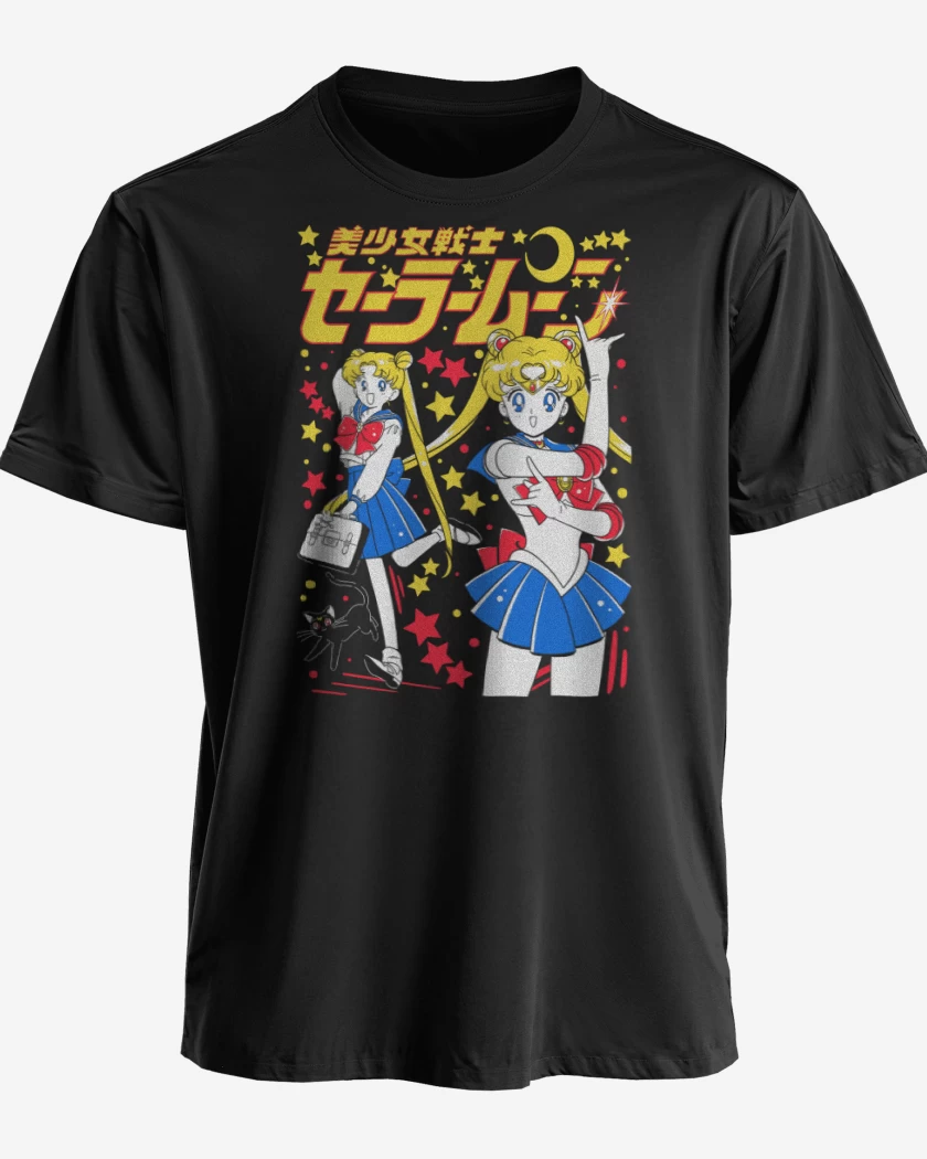 Polera premium Negro de Sailor Serena N