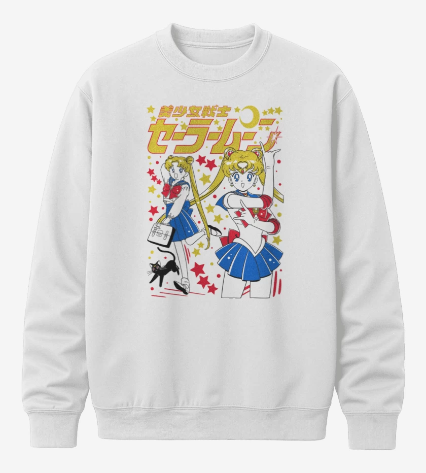 Poleron polo Blanco de Sailor Serena B