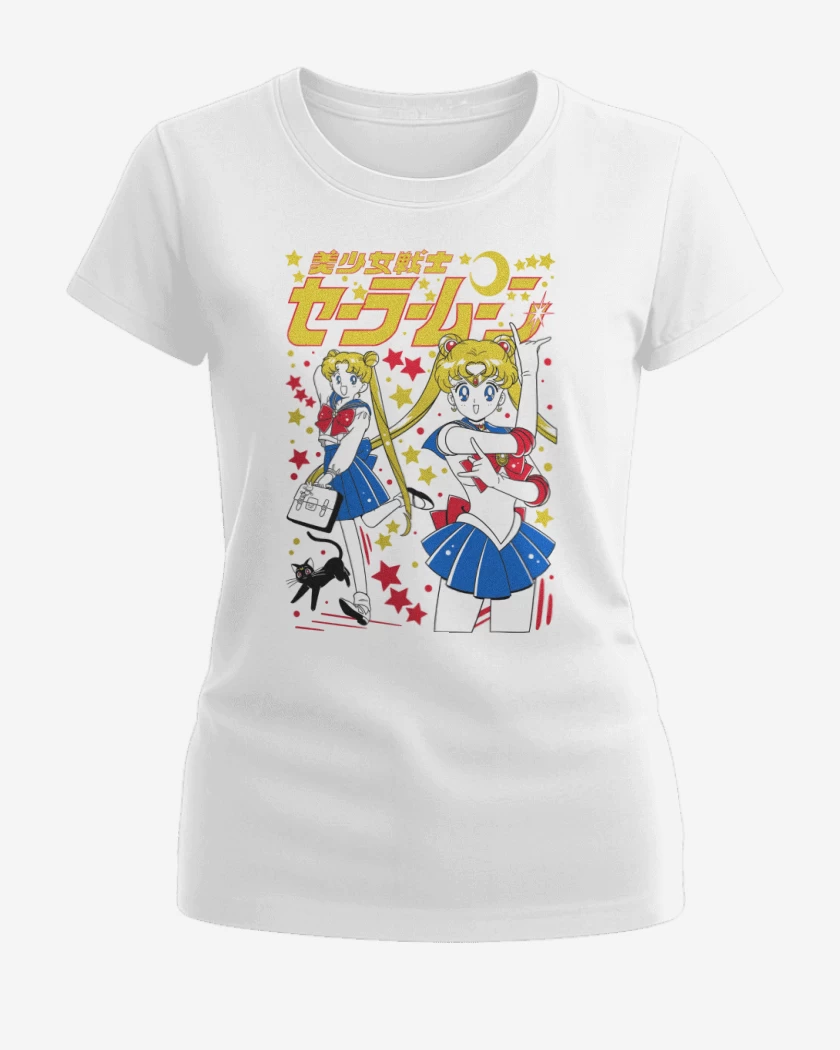 Polera de Mujer Blanco de Sailor Serena B