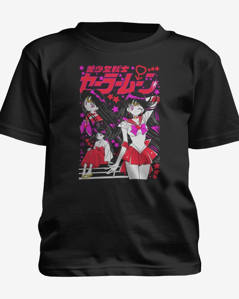 Polera de niño Negro de Princesa Marte N