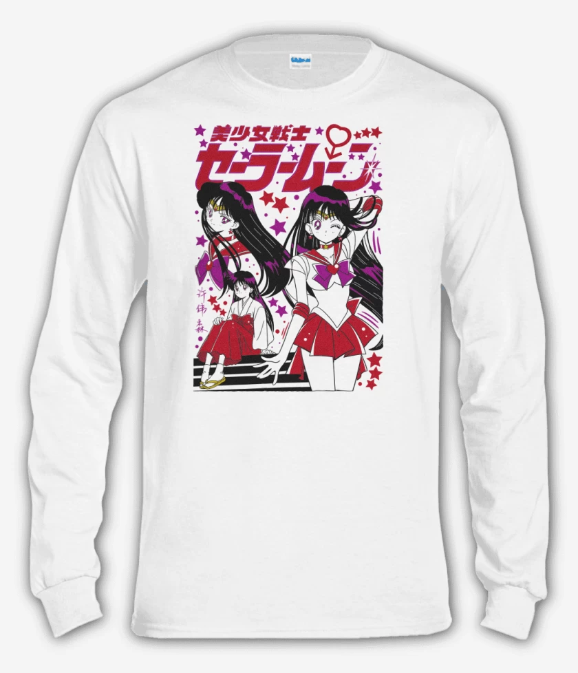 Polera manga larga Blanco de Princesa Marte B