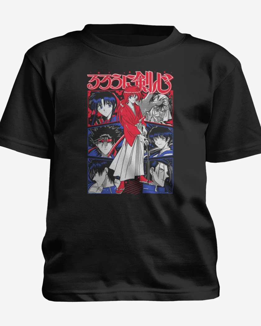 Polera de niño Negro de Kenshin X N