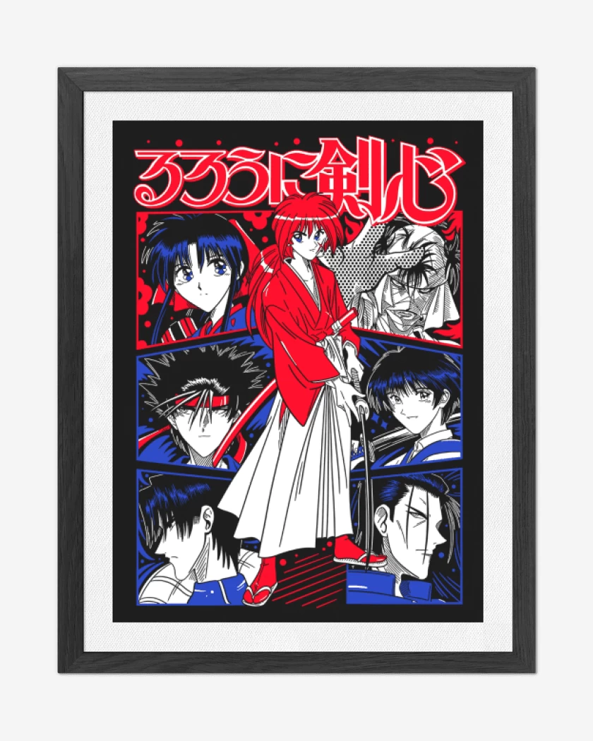 Cuadro decorativo Negro de Kenshin X N
