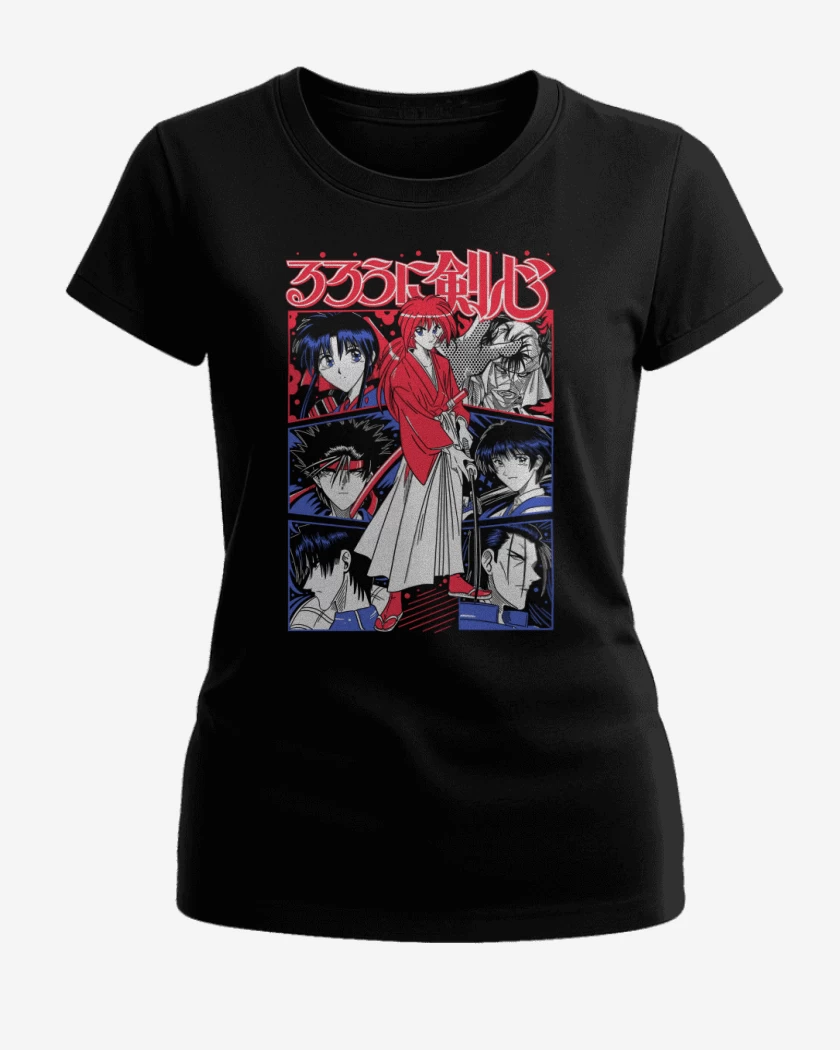 Polera de Mujer Negro de Kenshin X N