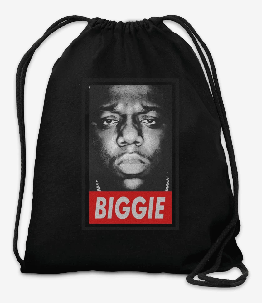 Mochila Negro de Biggie
