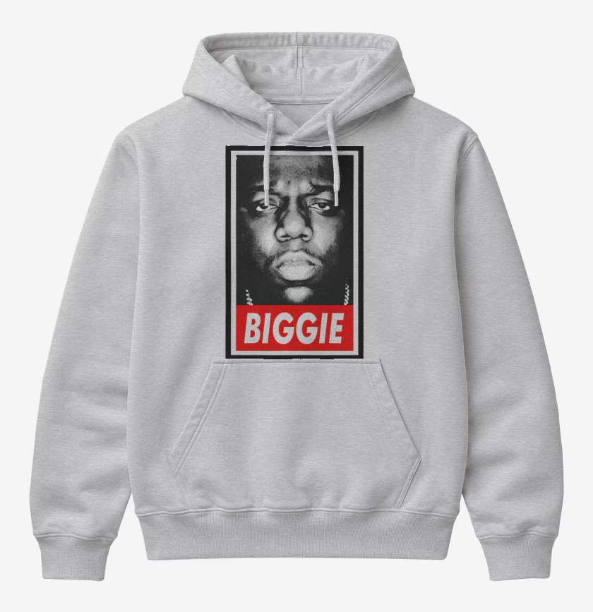Poleron Canguro básico Gris Melange de Biggie
