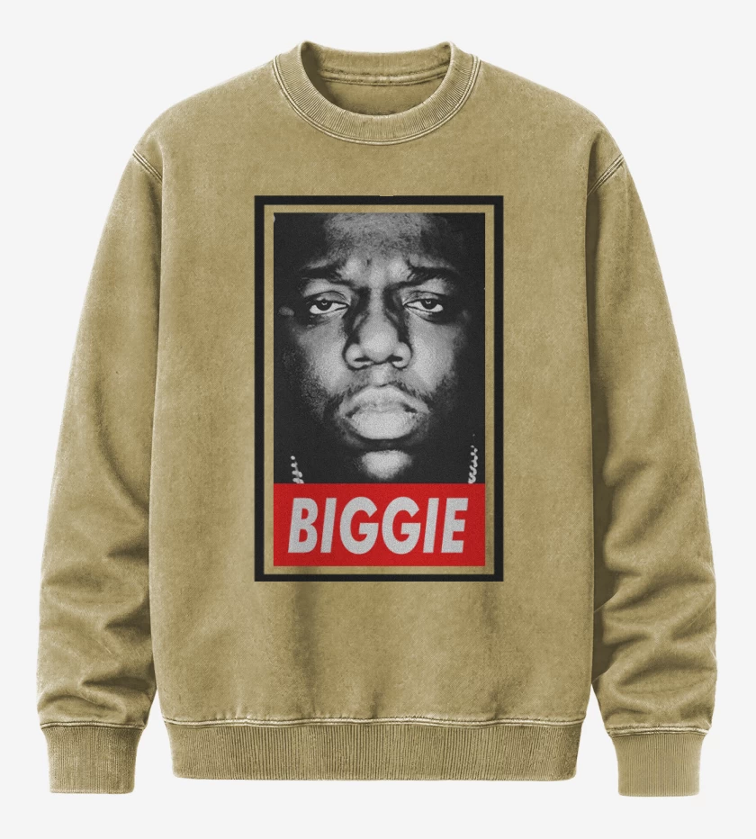 Poleron Polo Acid Wash Beige de Biggie