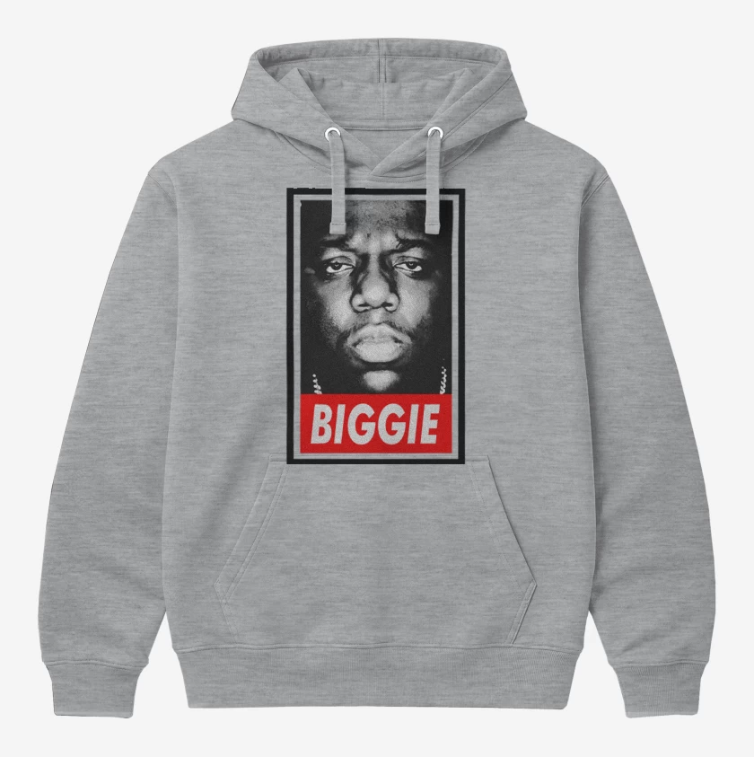 Polerón Canguro Gris Melange de Biggie