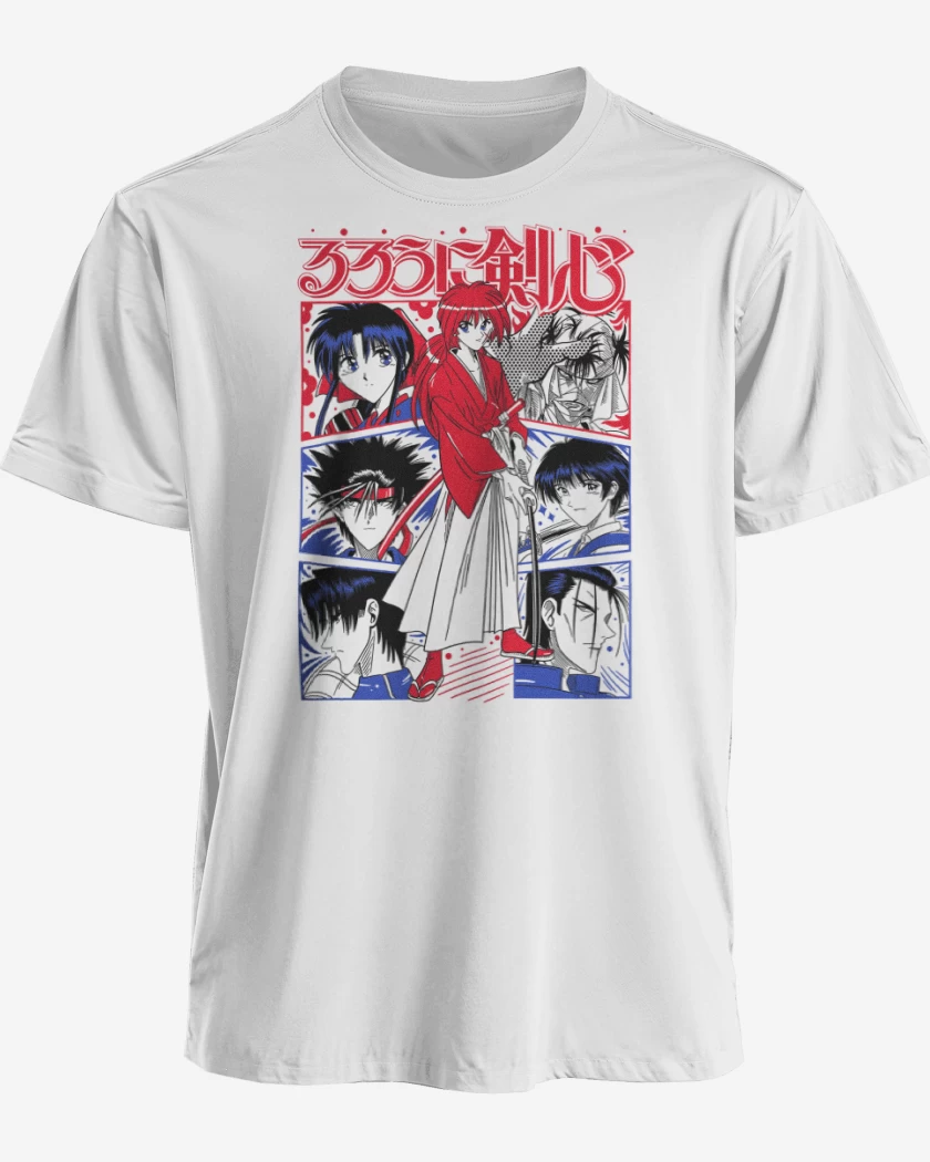 Polera premium Blanco de Kenshin X B