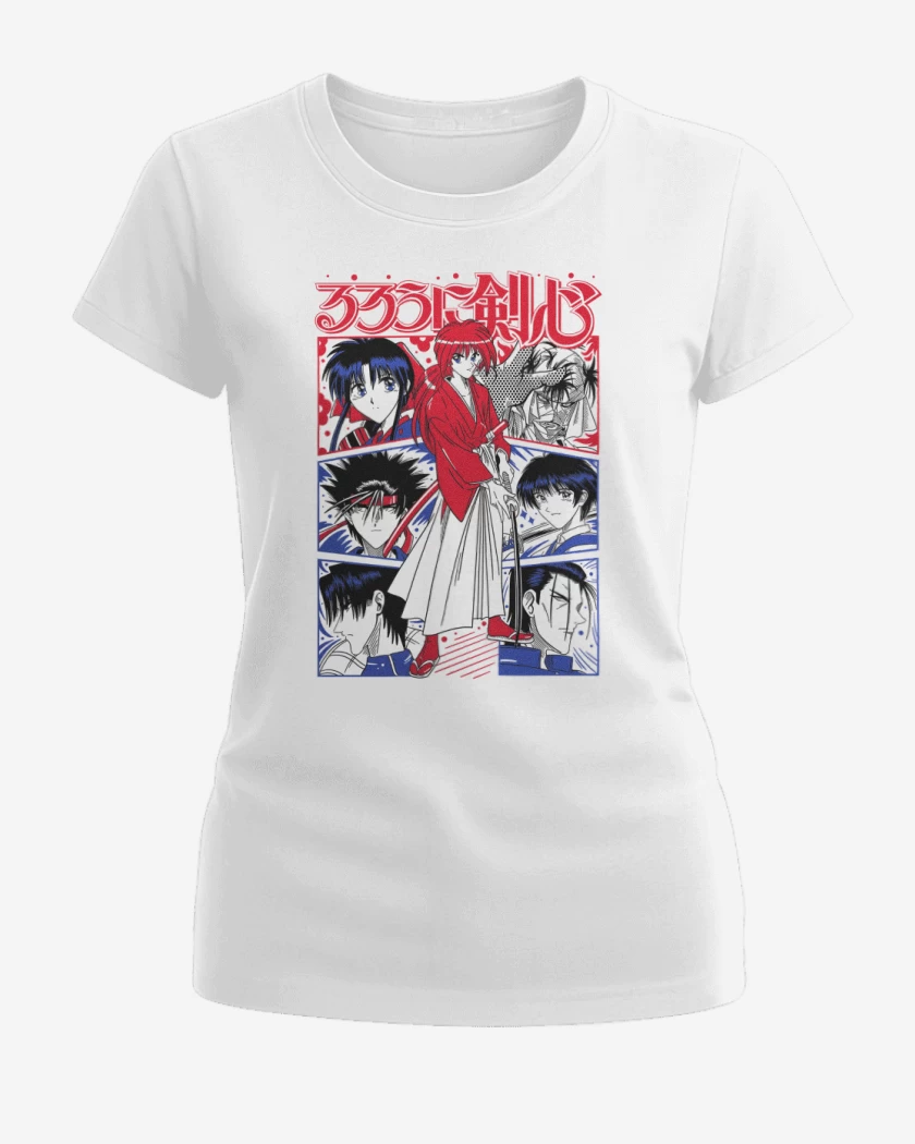 Polera de Mujer Blanco de Kenshin X B