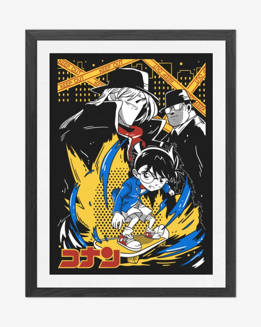 Cuadro decorativo Negro de Conan el Detective N