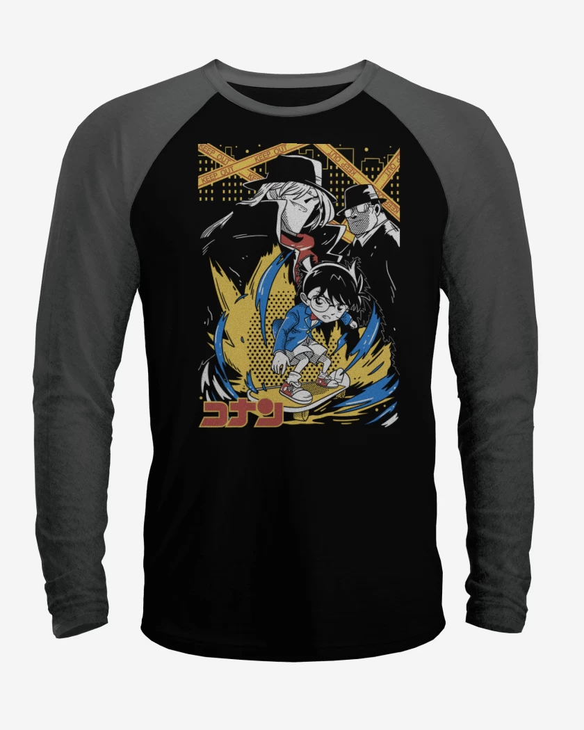 Polera Raglan Conan el Detective N