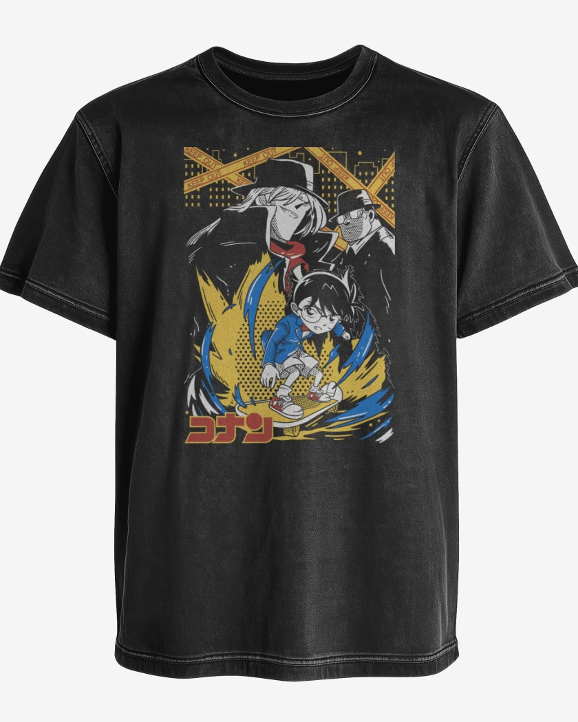 Polera desgastada Conan el Detective N