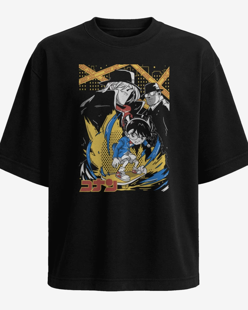 Polera Oversize Conan el Detective N