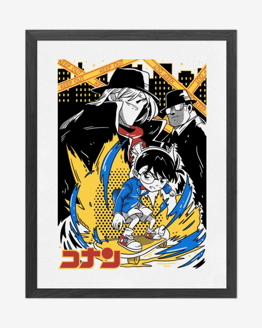 Cuadro decorativo Blanco de Conan el Detective B