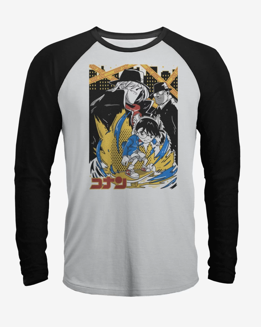 Polera Raglan Conan el Detective B
