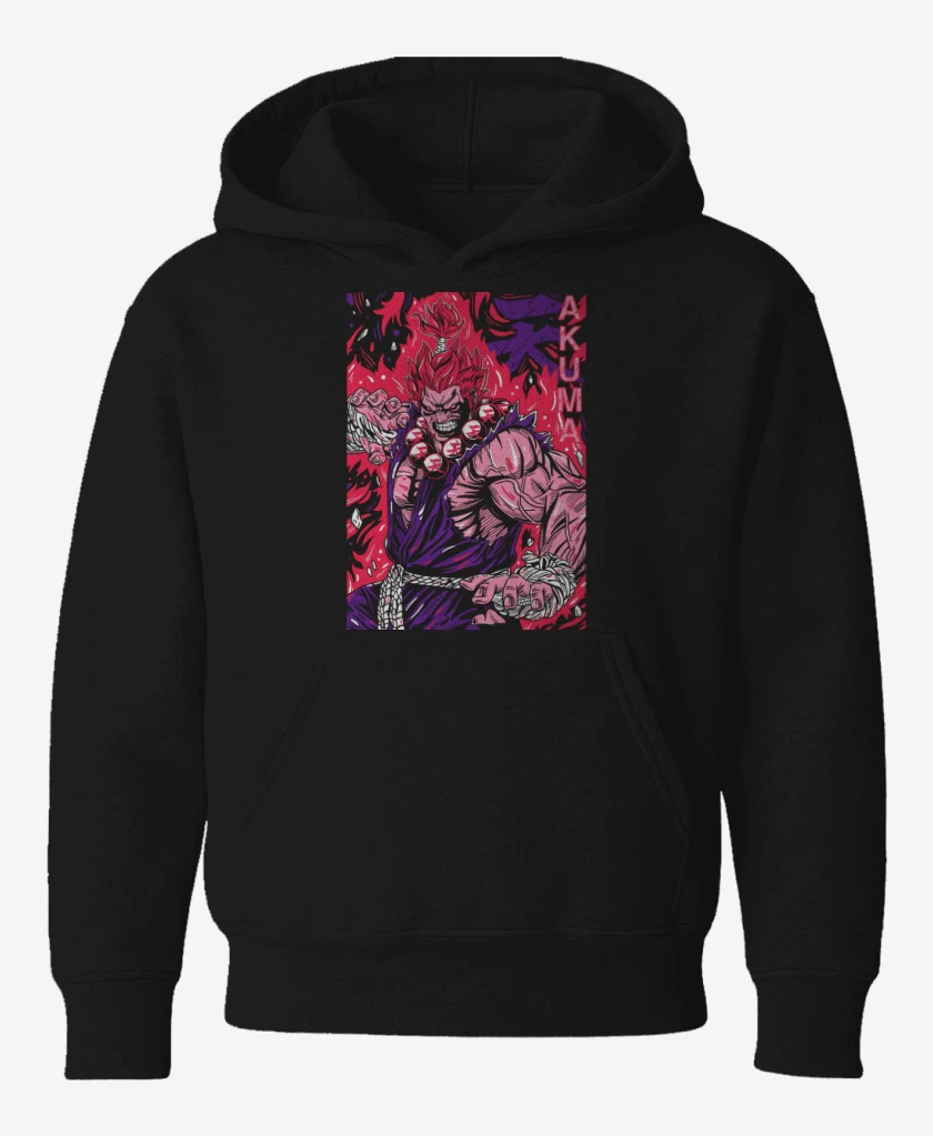 Poleron de niño Negro de Akuma Gouki N