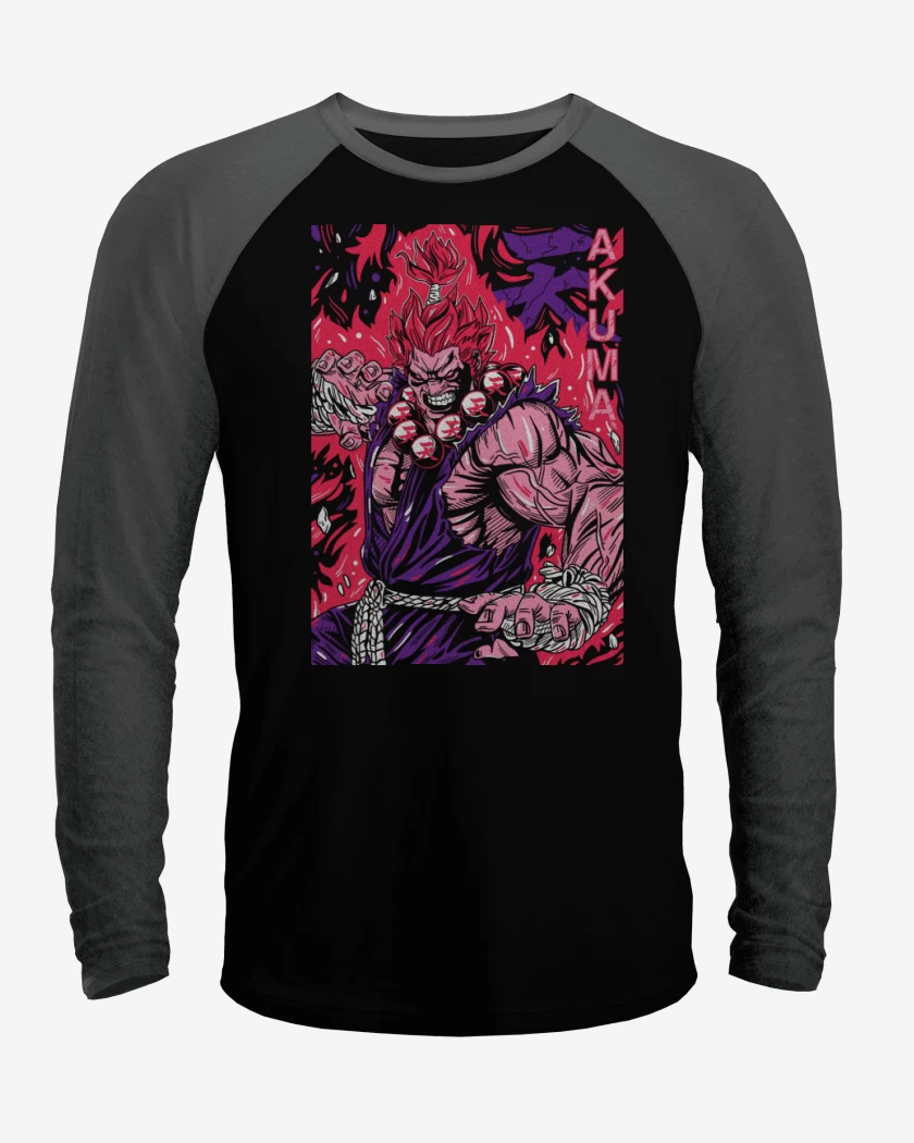 Polera Raglan Akuma Gouki N