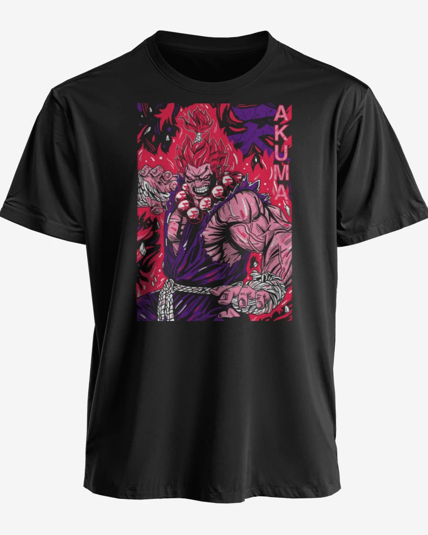 Polera premium Negro de Akuma Gouki N